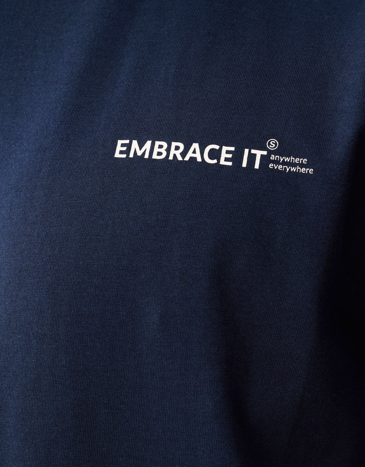 Embrace Artwork T-shirt Donkerblauw SHOEBY MEN