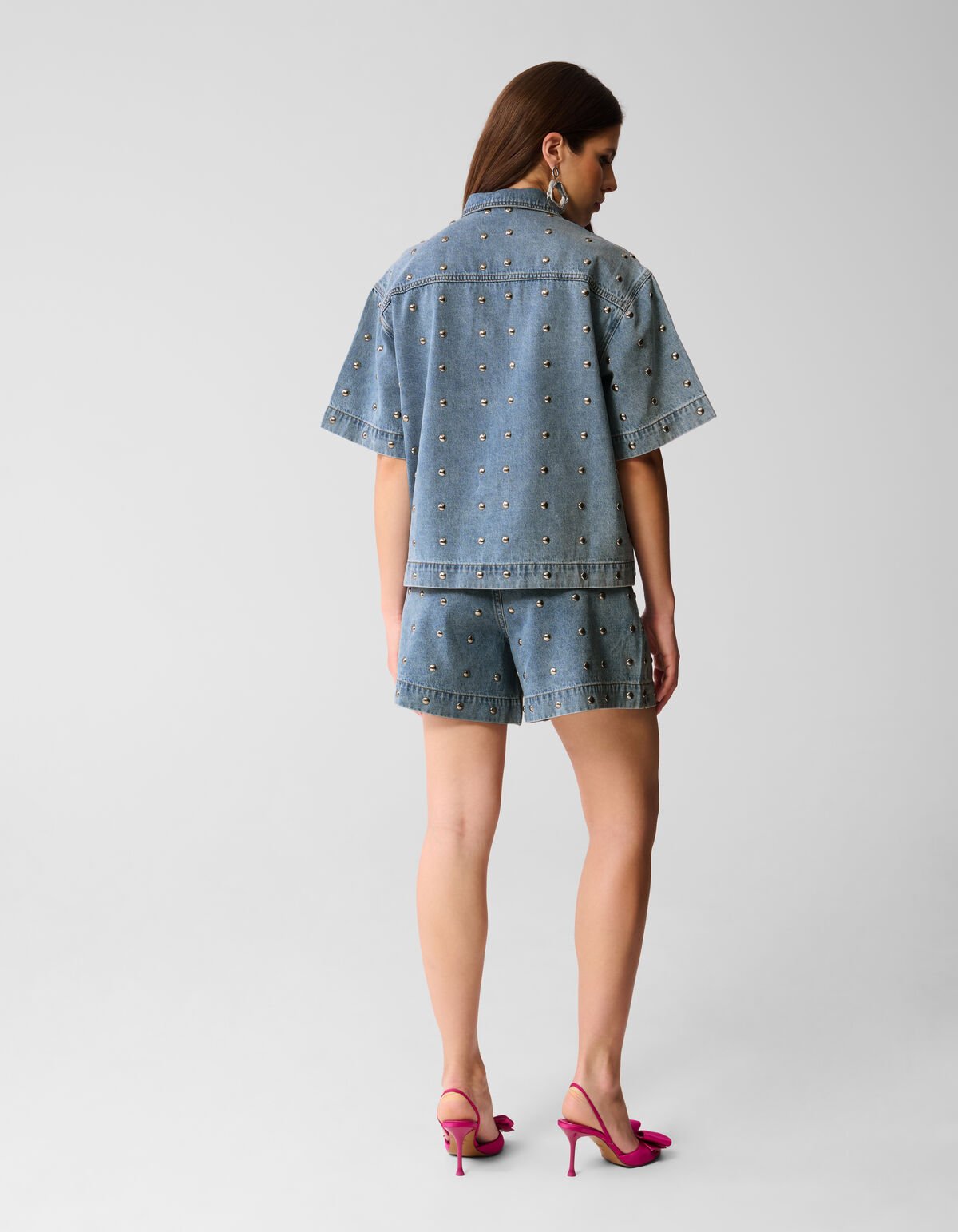 Oversized Studs Blouse Mediumstone By Lizzy SHOEBY WOMEN