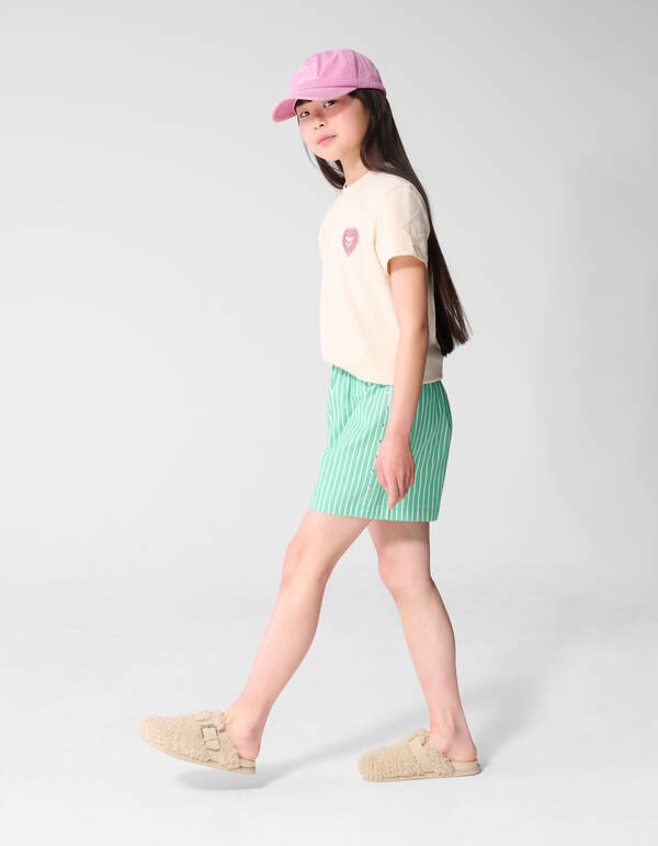 Pinstripe Studs Short Groen SHOEBY GIRLS