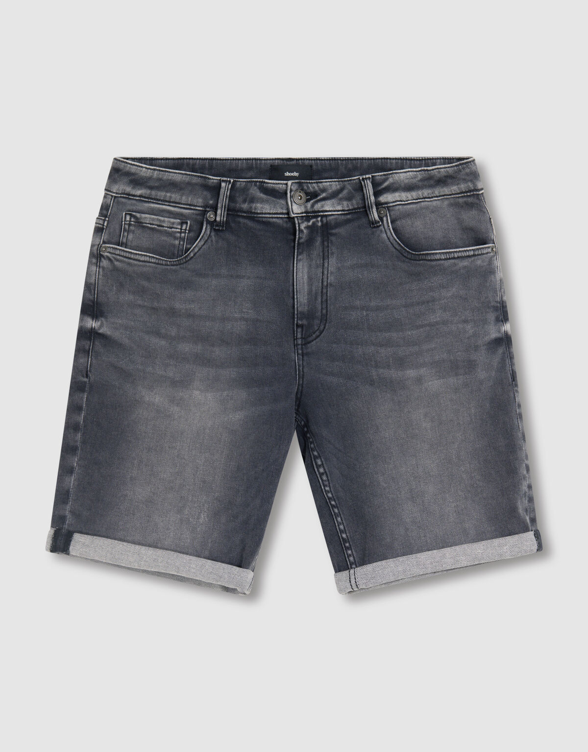 Denim Short Donkergrijs SHOEBY MEN