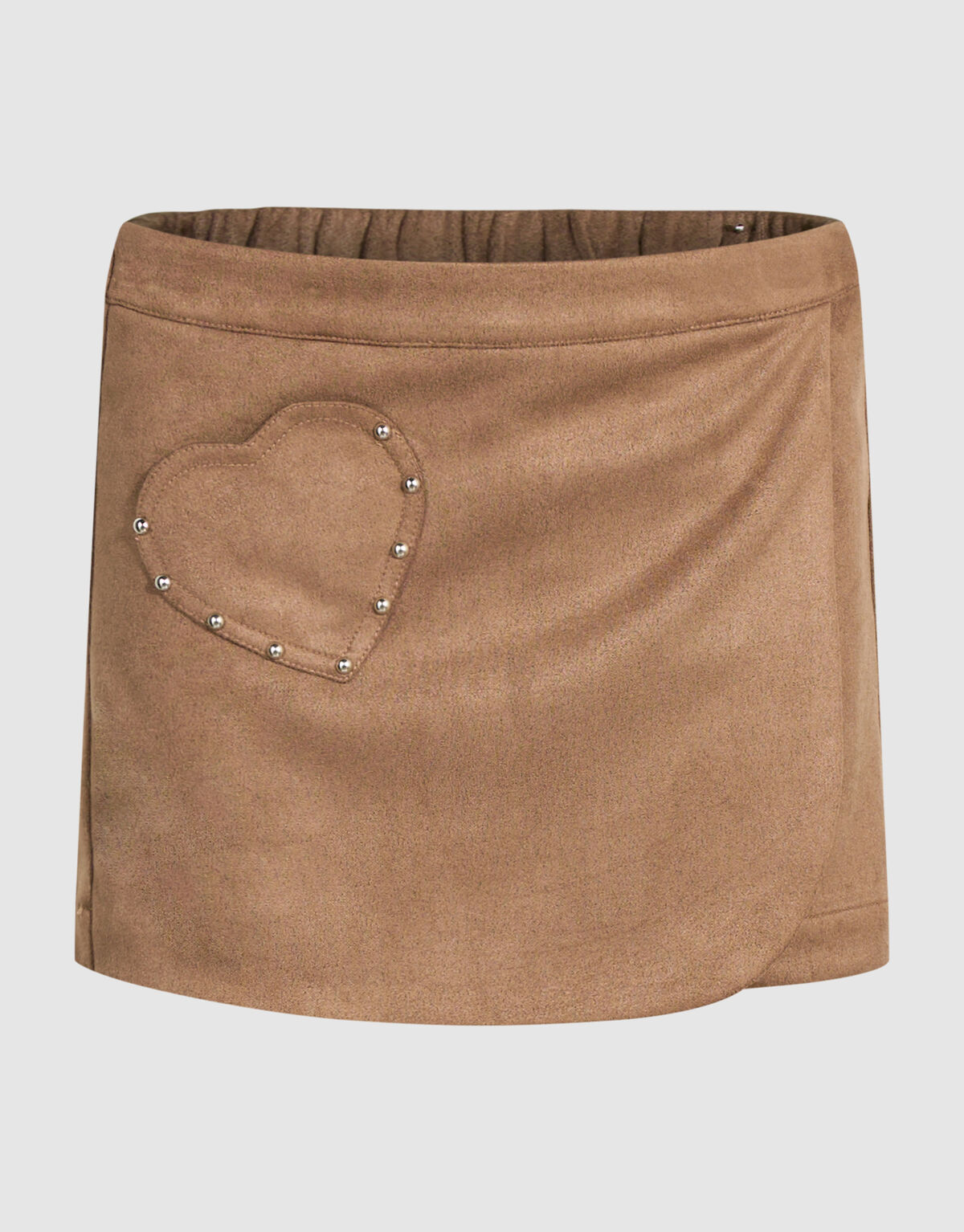Suede Skort Bruin SHOEBY GIRLS