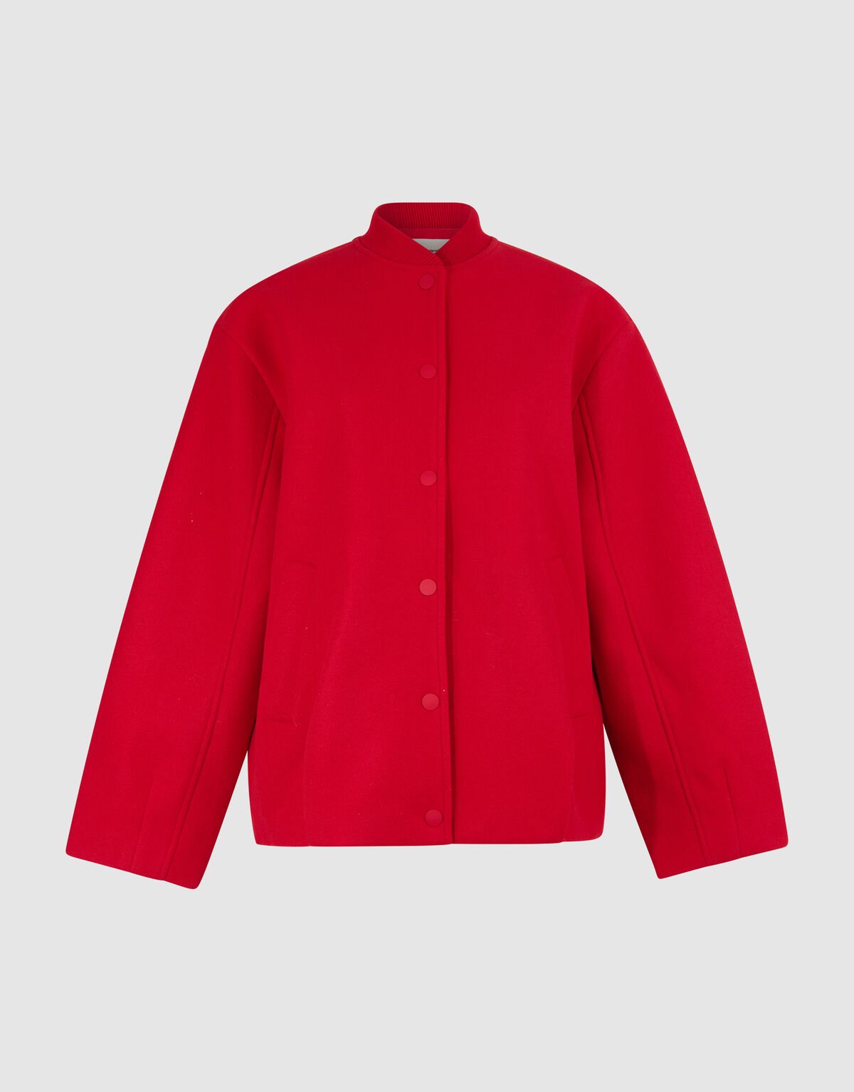 Sporty Oversized Bomber Rood SHOEBY WOMEN