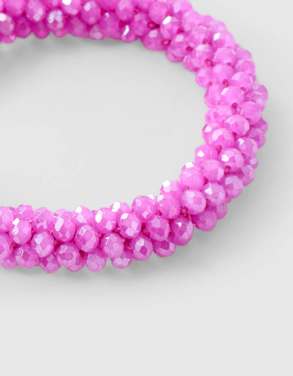 Beaded Armband Roze SHOEBY ACCESSOIRES