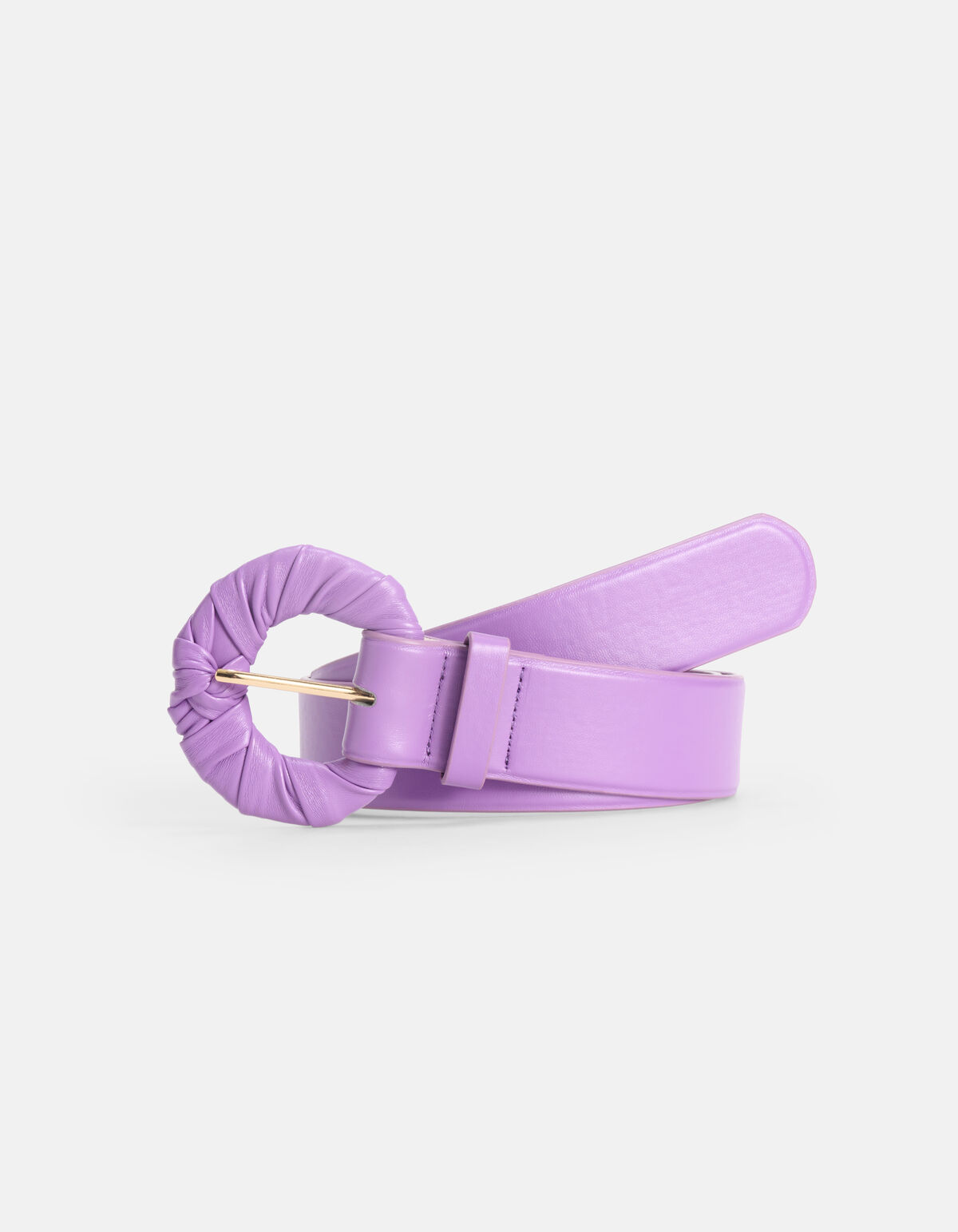 Gevouwen Gesp Taille Riem Paars SHOEBY ACCESSOIRES
