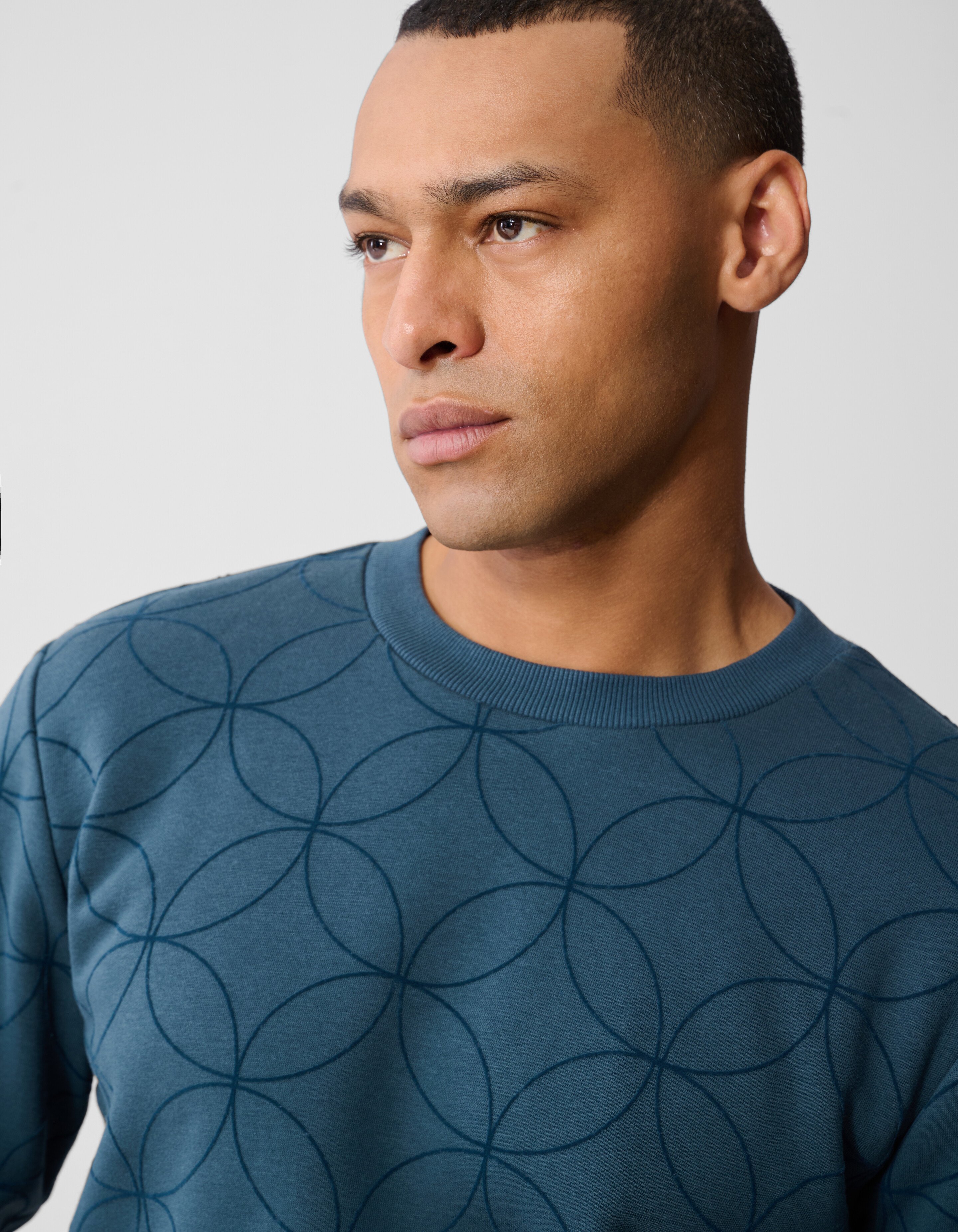 Flock Spark Sweater Blauw SHOEBY MEN