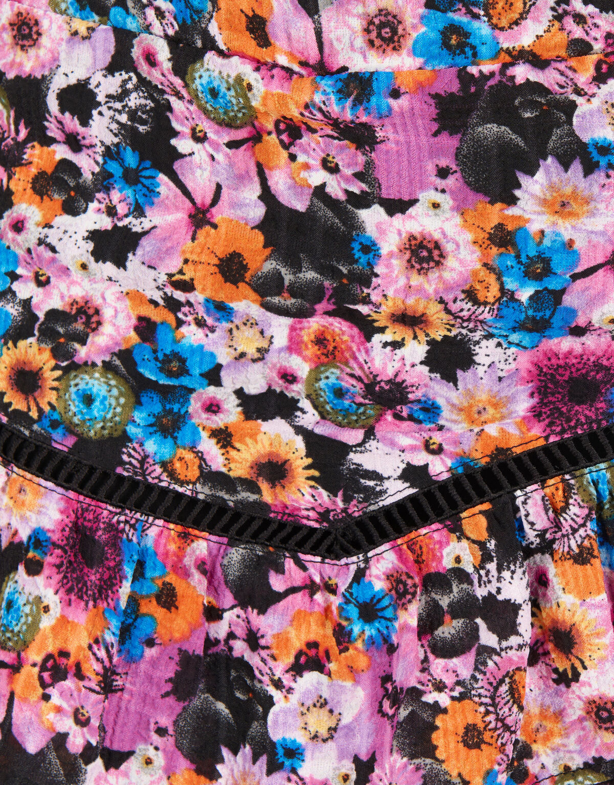 Bloemenprint Rok Paars SHOEBY GIRLS