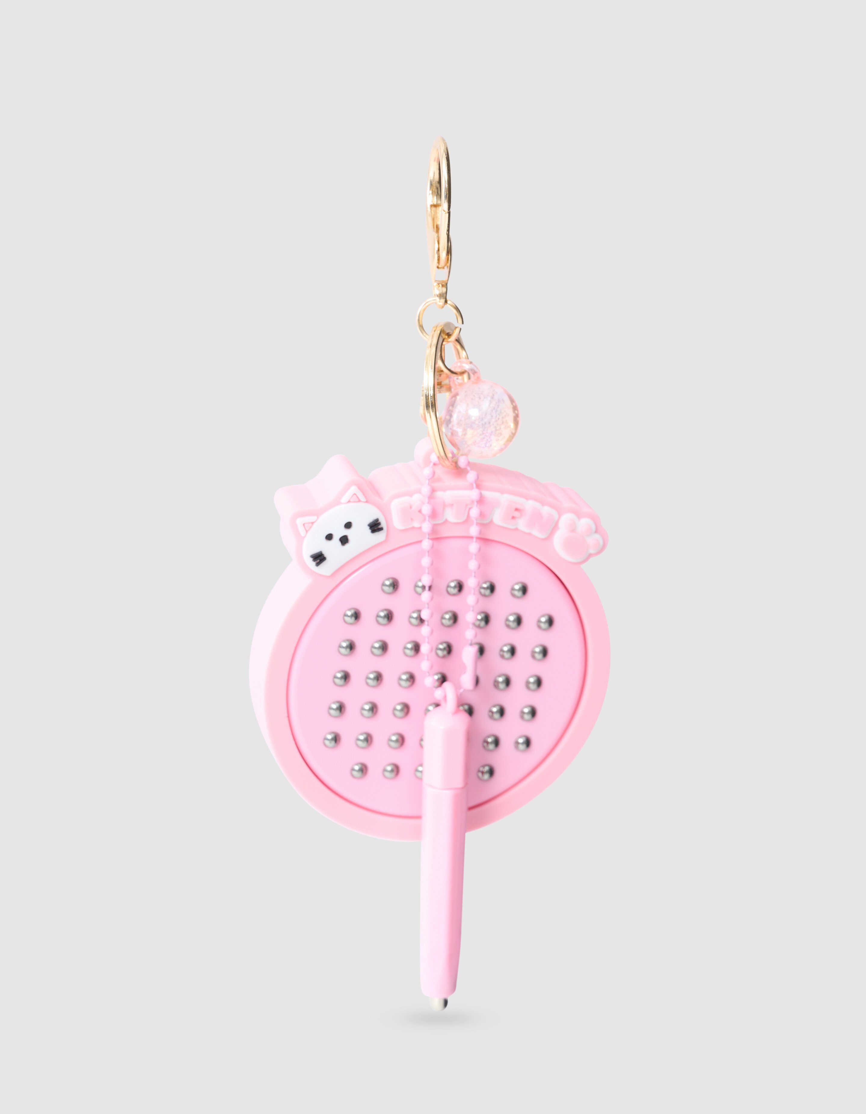 Kitten Game Sleutelhanger Lichtroze SHOEBY ACCESSOIRES