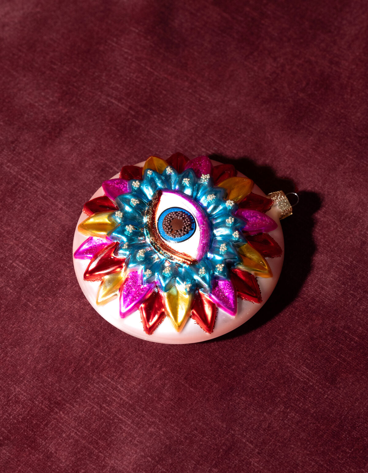 Flower Eye Kerstbal Multicolor By Fred SHOEBY ACCESSOIRES