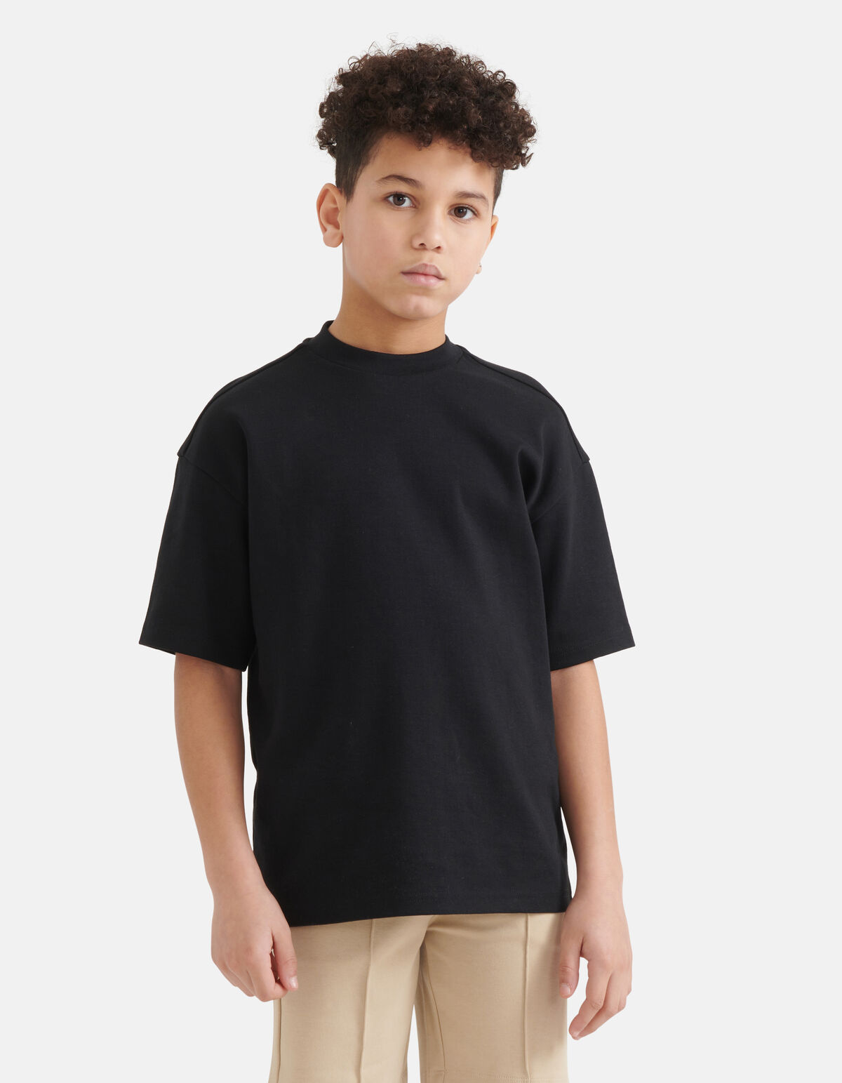 Heavy Boxy T-shirt Zwart JILL&MITCH