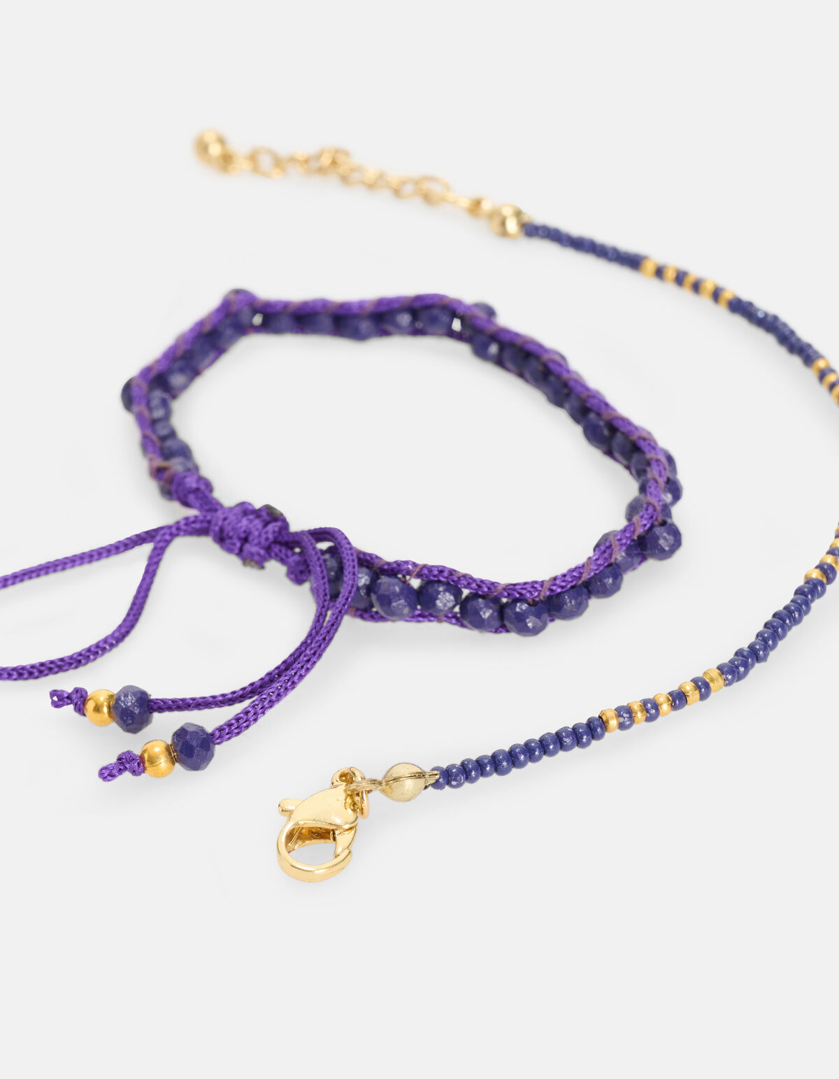 Armbanden Set Paars SHOEBY ACCESSOIRES