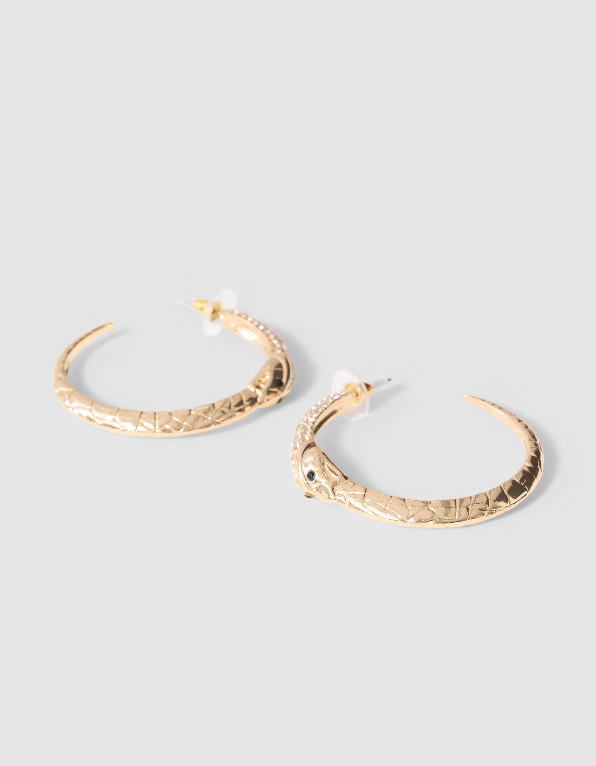 Snake Hoop Oorbellen Goud SHOEBY ACCESSOIRES