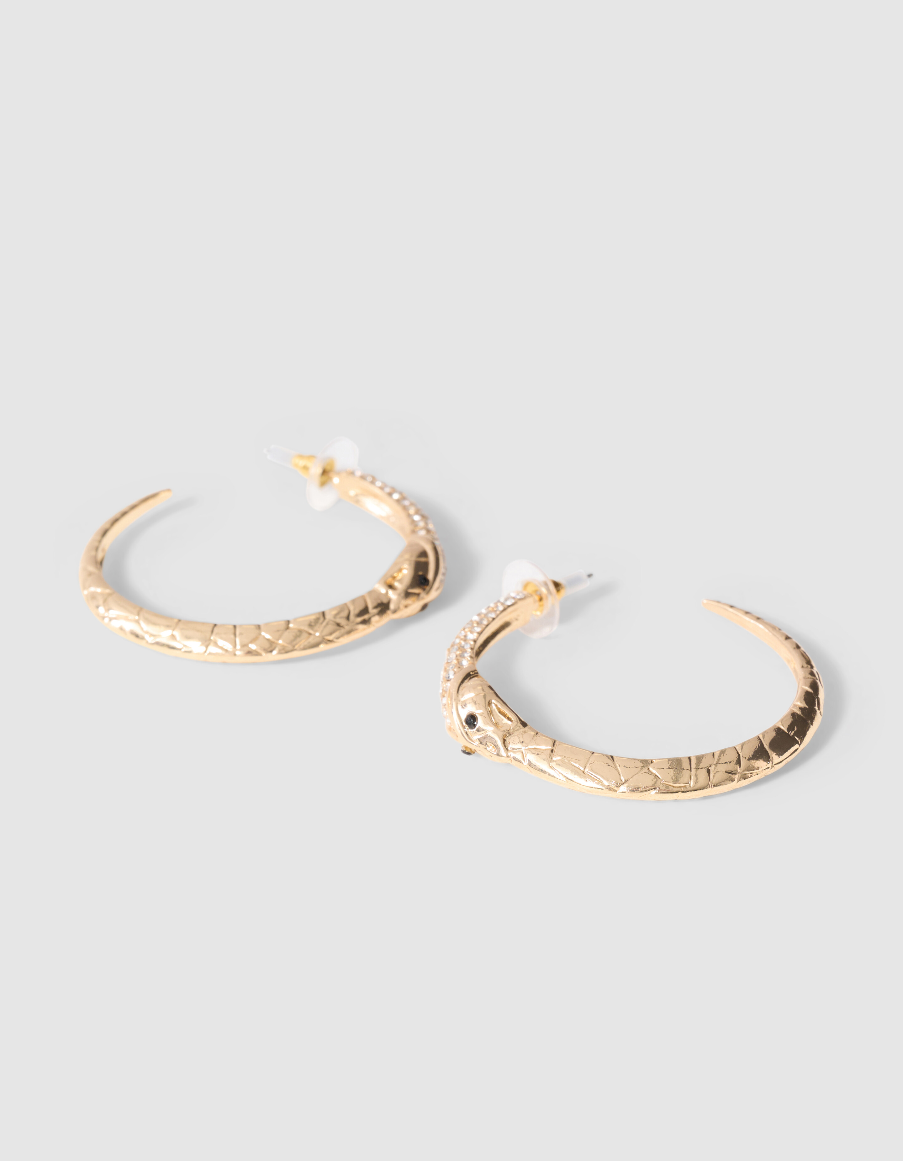 Snake Hoop Oorbellen Goud SHOEBY ACCESSOIRES