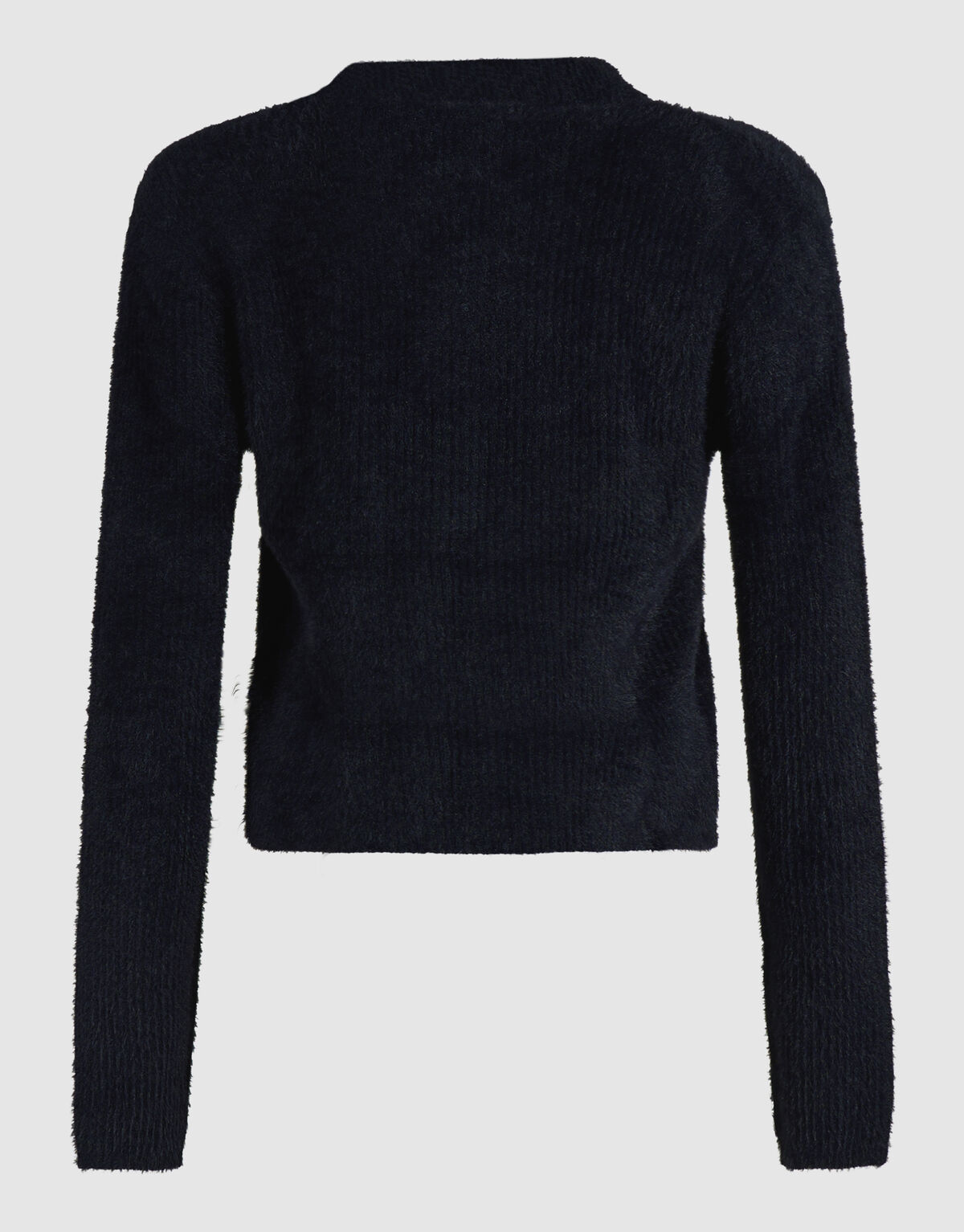 Hairy Gebreide Polo Zwart SHOEBY WOMEN