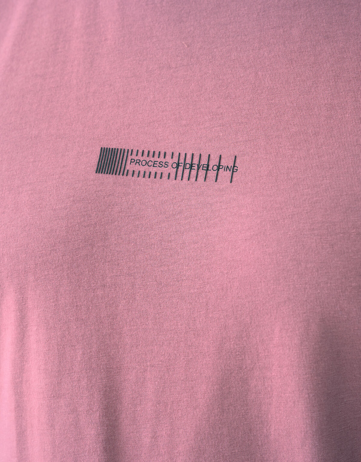 Process T-shirt Roze SHOEBY MEN