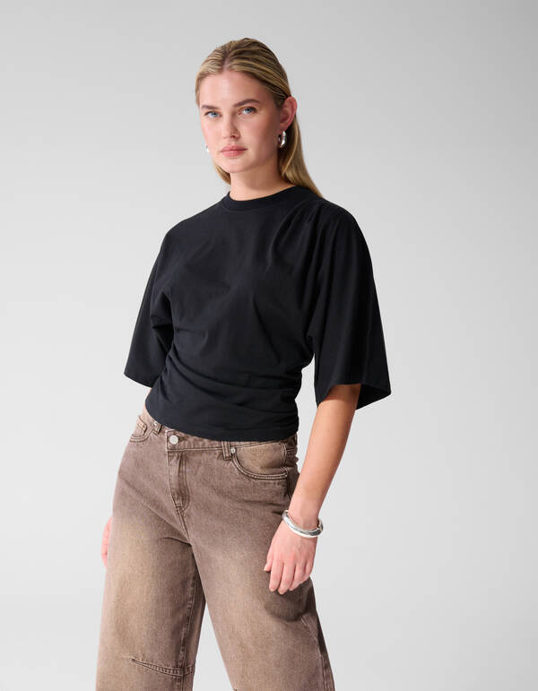 Drape Top Zwart SHOEBY WOMEN