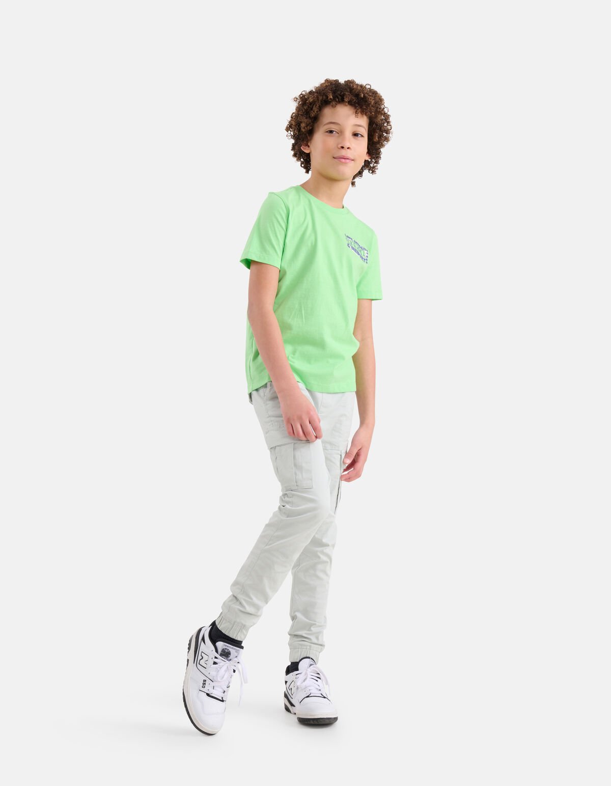 Cargo Broek Lichtgrijs SHOEBY BOYS