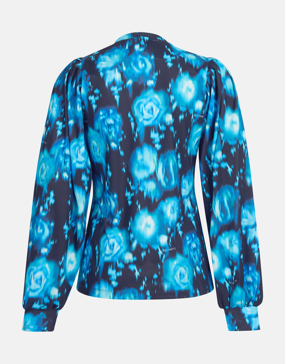 Rib Jersey Longsleeve Blauw SHOEBY WOMEN