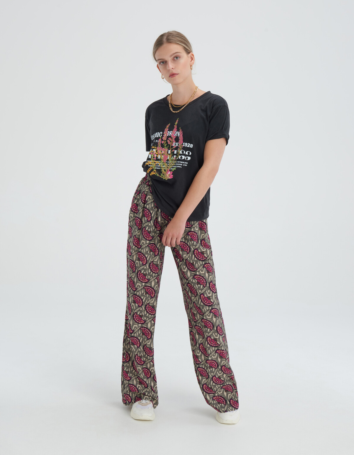 Flower Washed T-shirt Eksept