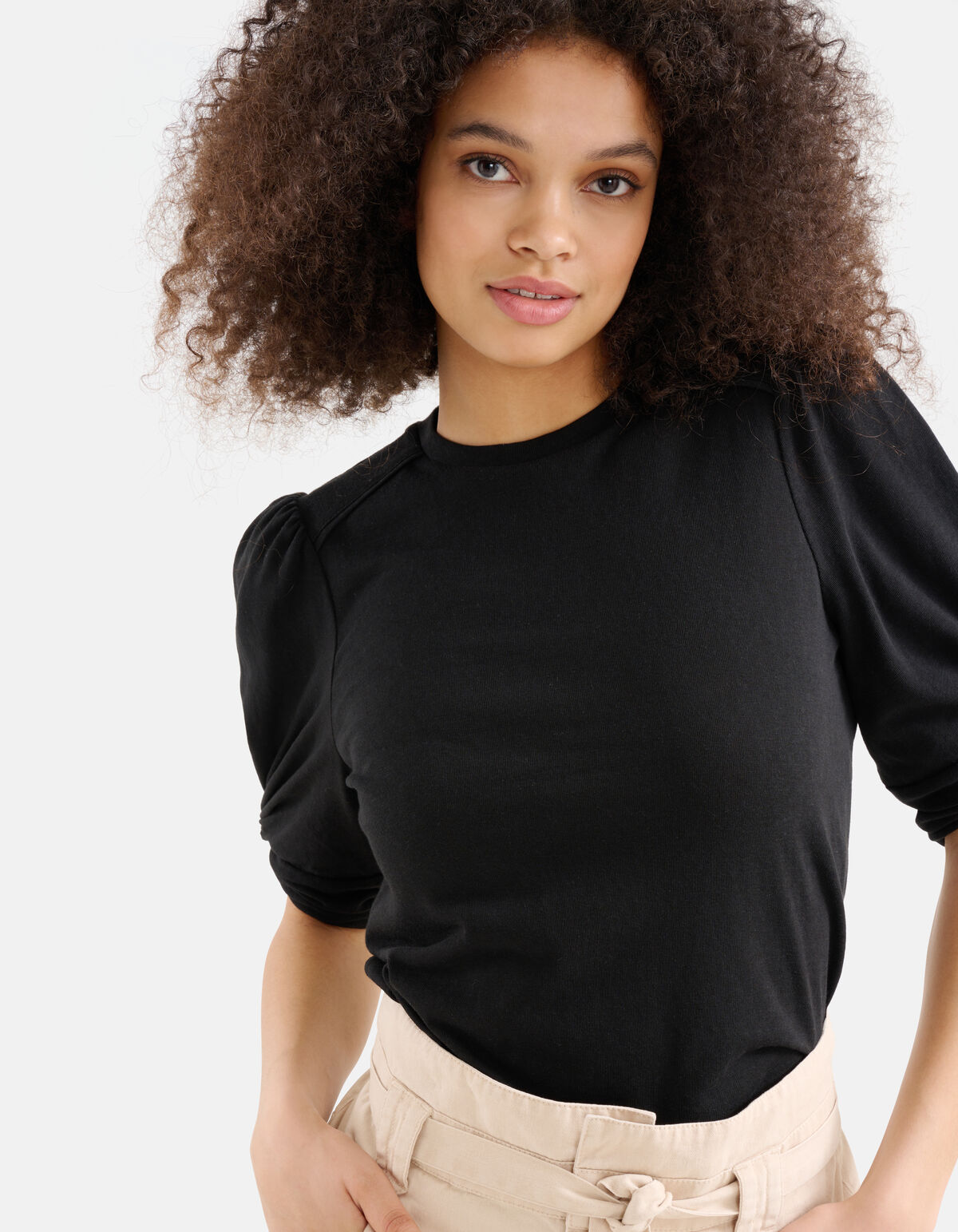 Knot T-shirt Zwart SHOEBY WOMEN