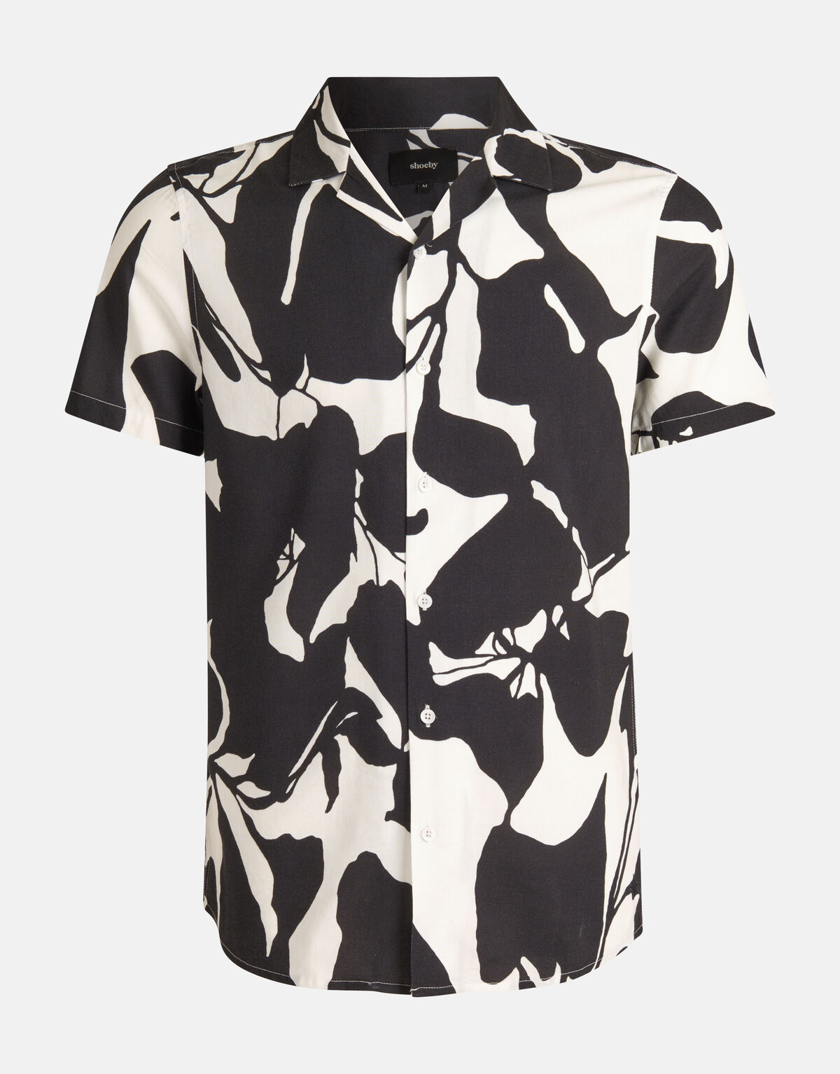 Artwork Overhemd Zwart/Wit SHOEBY MEN