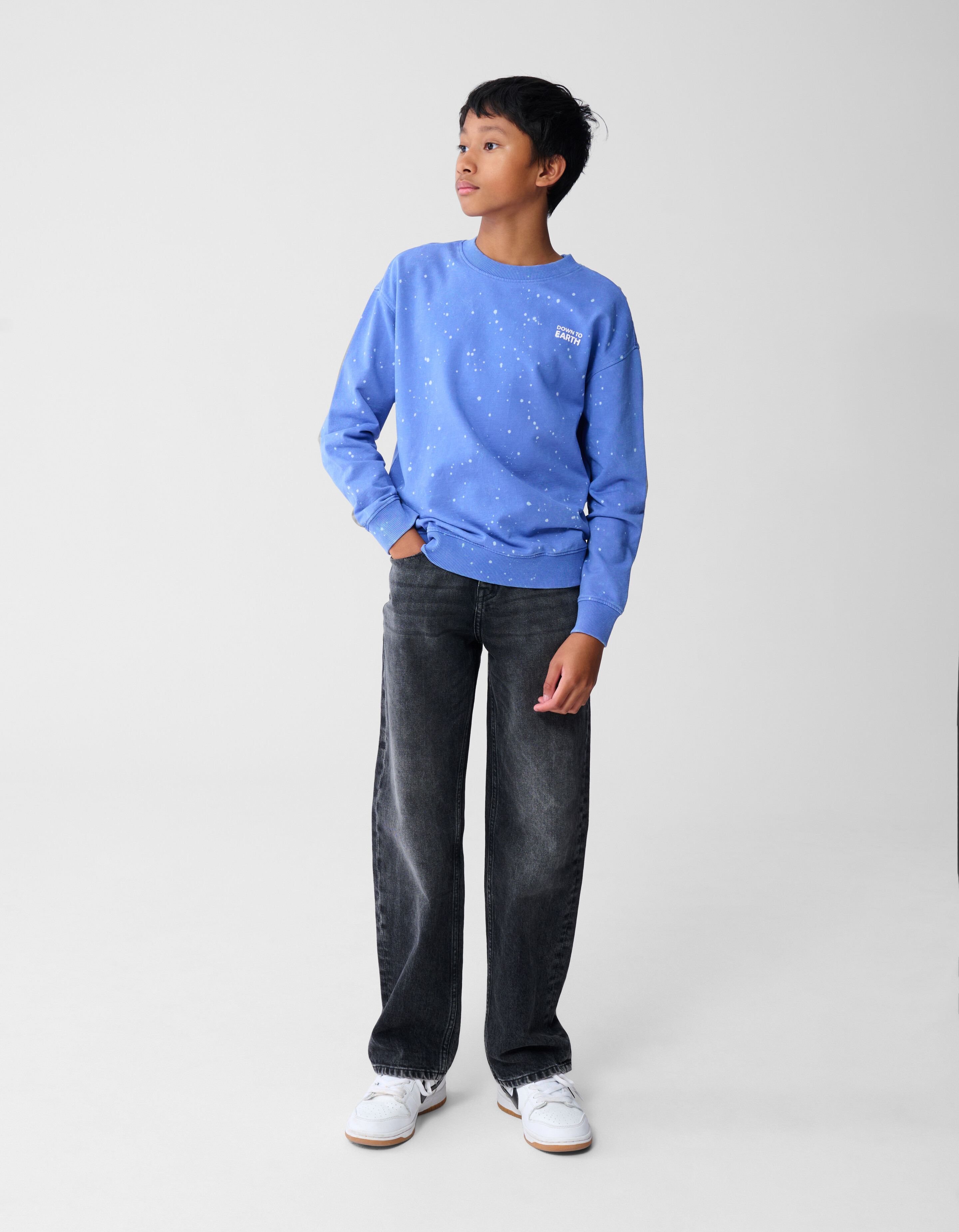 Dye Sweater Lichtpaars SHOEBY BOYS