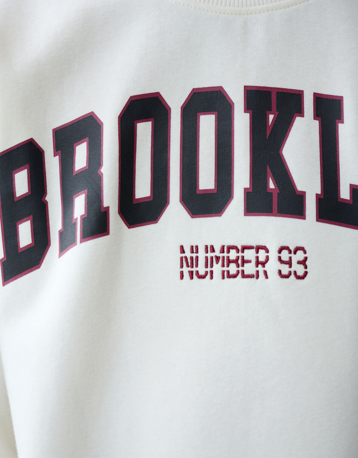 Artwork Sweater Gebroken Wit SHOEBY BOYS