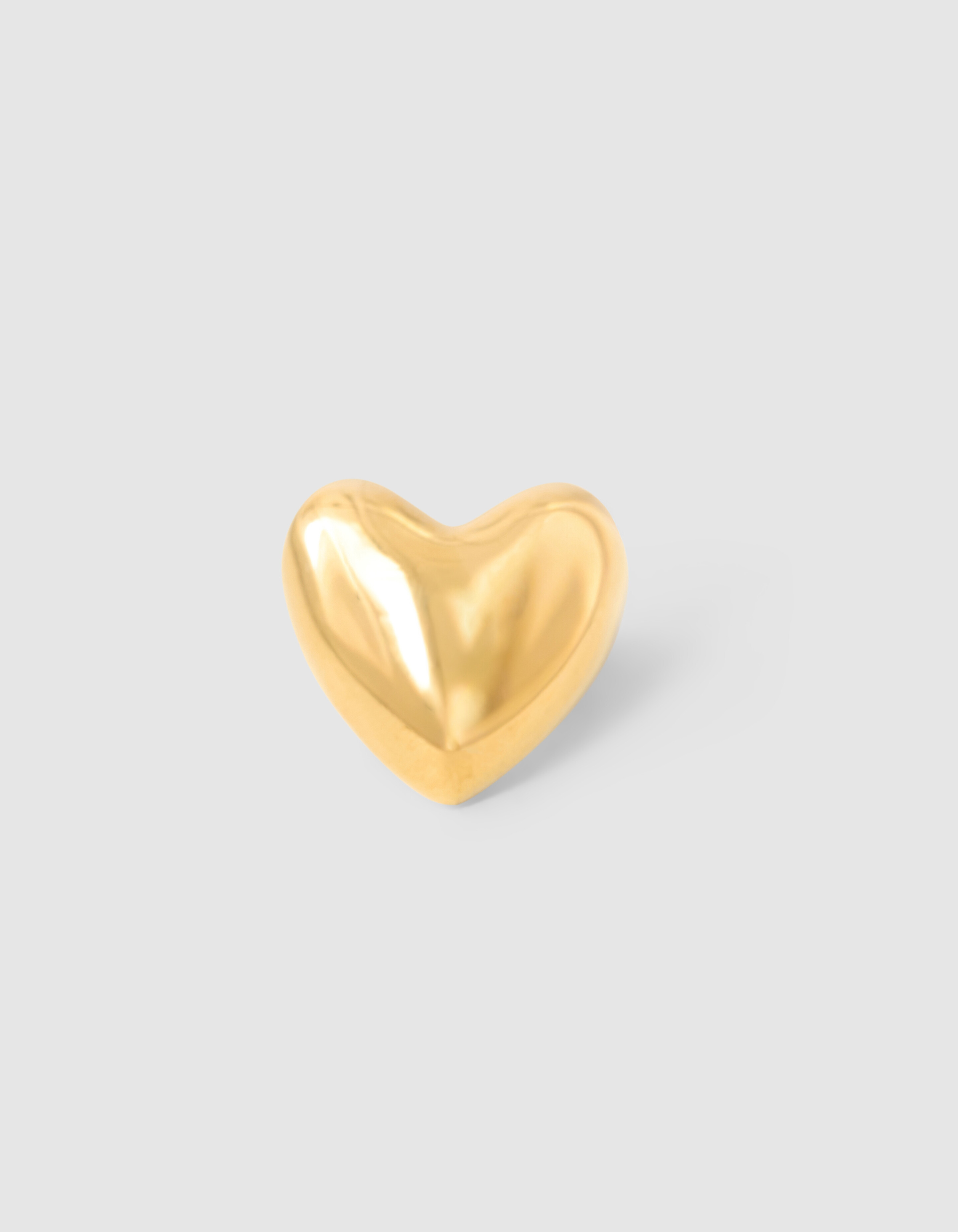 Heart Bulky Ring Goud SHOEBY ACCESSOIRES