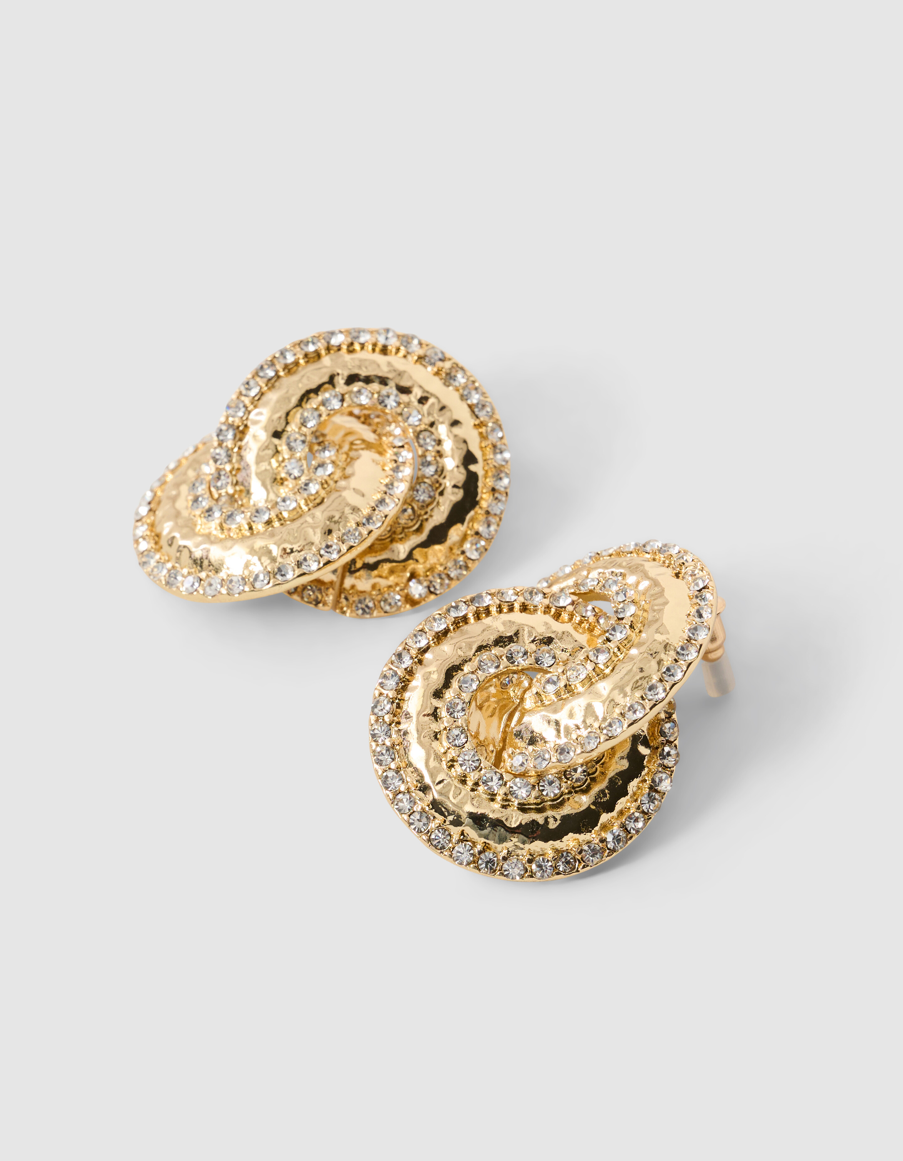Statement Strass Oorbellen Goud SHOEBY ACCESSOIRES