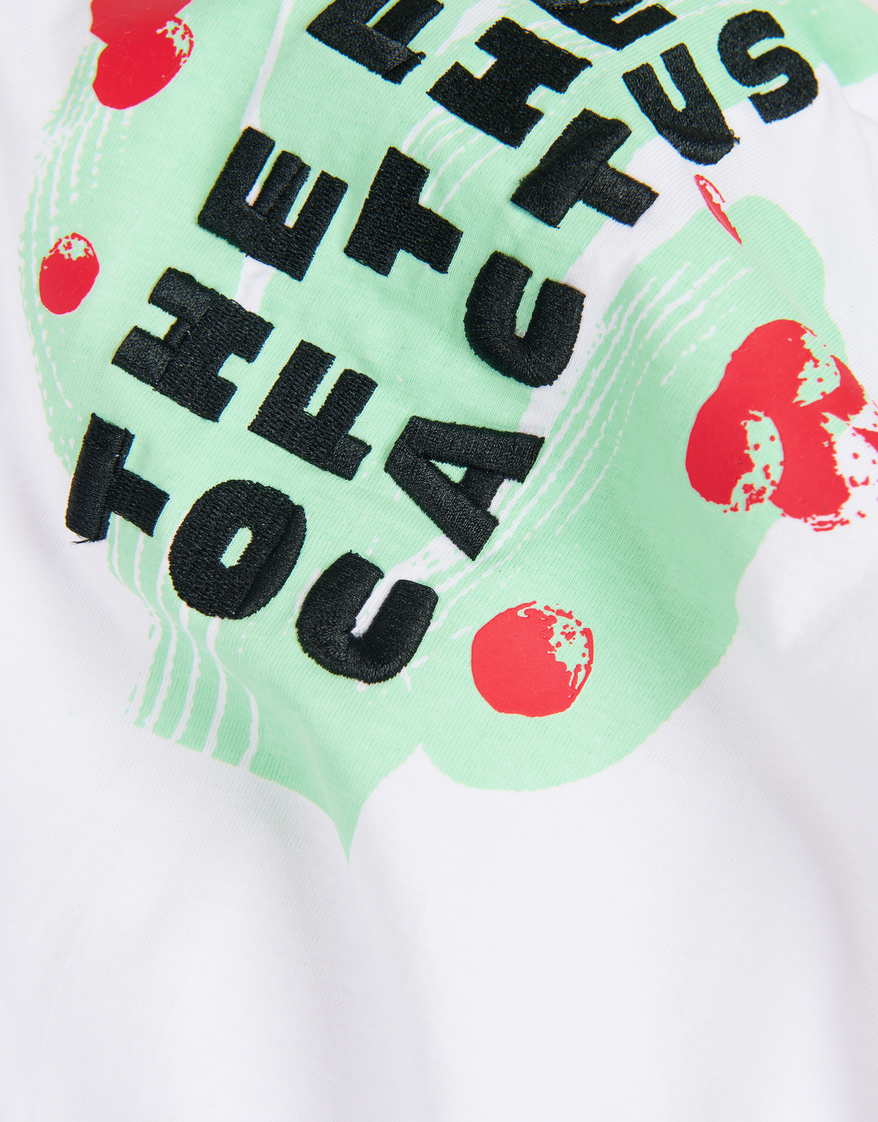 Artwork T-shirt Wit SHOEBY BOYS