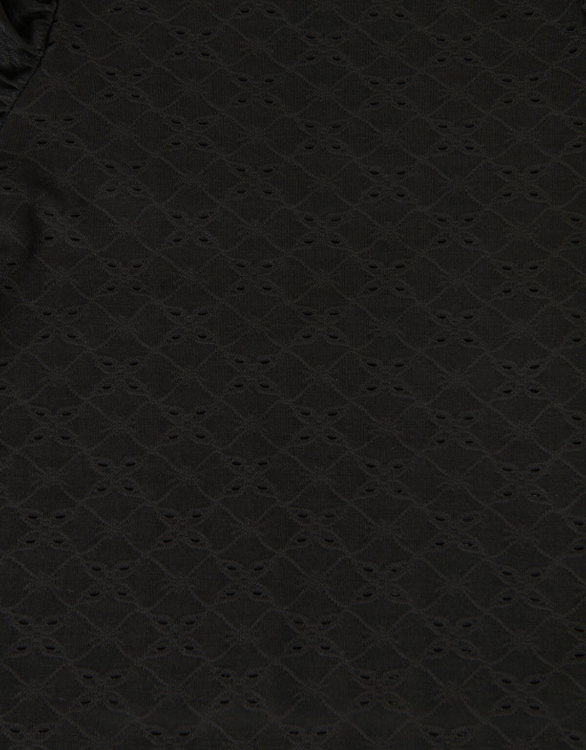 Embroidery Top Zwart SHOEBY GIRLS