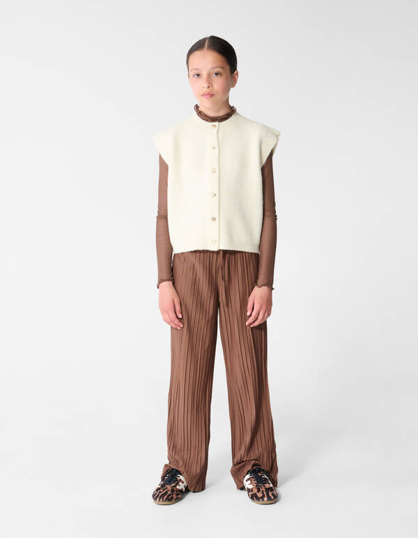 Mesh Top bruin SHOEBY GIRLS