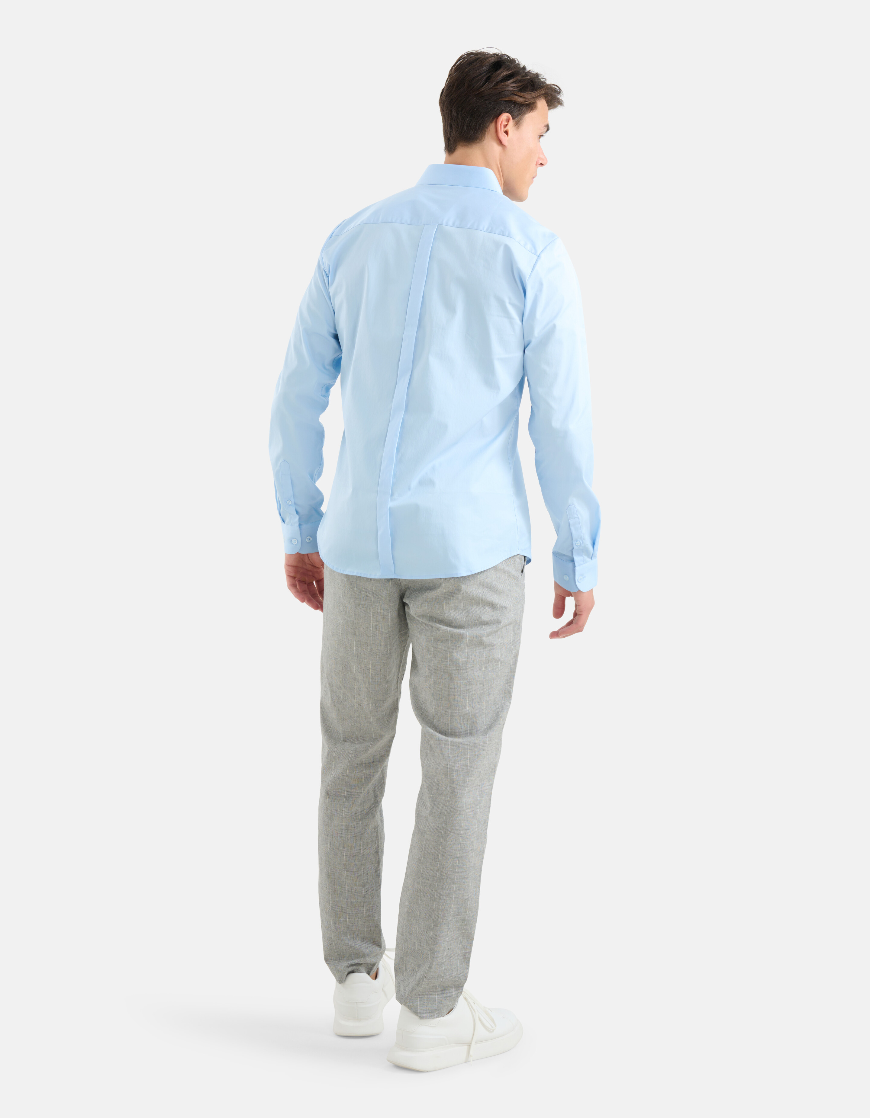 Basis Overhemd Lichtblauw SHOEBY MEN