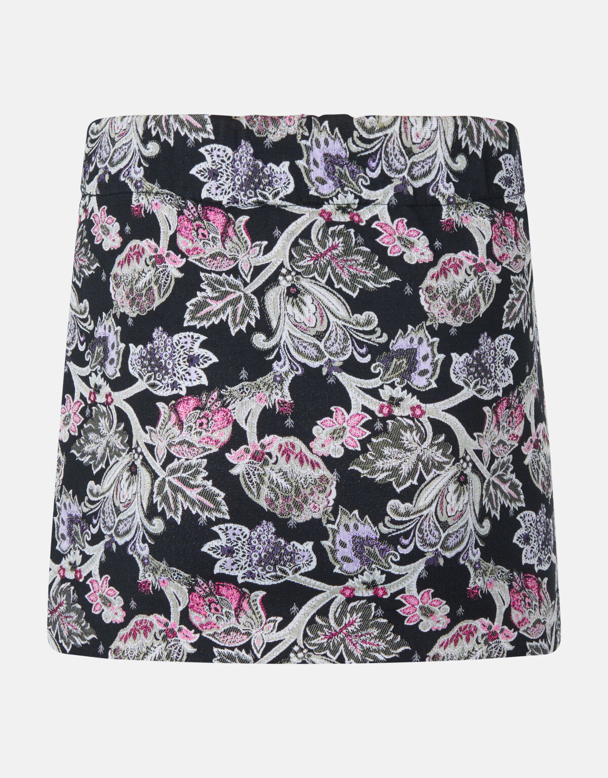 Gebloemde Rok Zwart SHOEBY GIRLS
