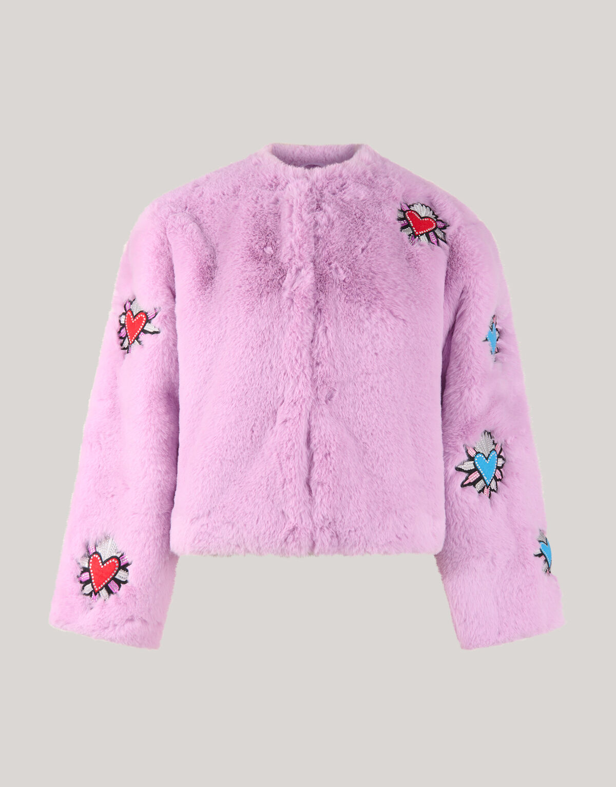 Fake Fur Jas Lichtpaars SHOEBY WOMEN