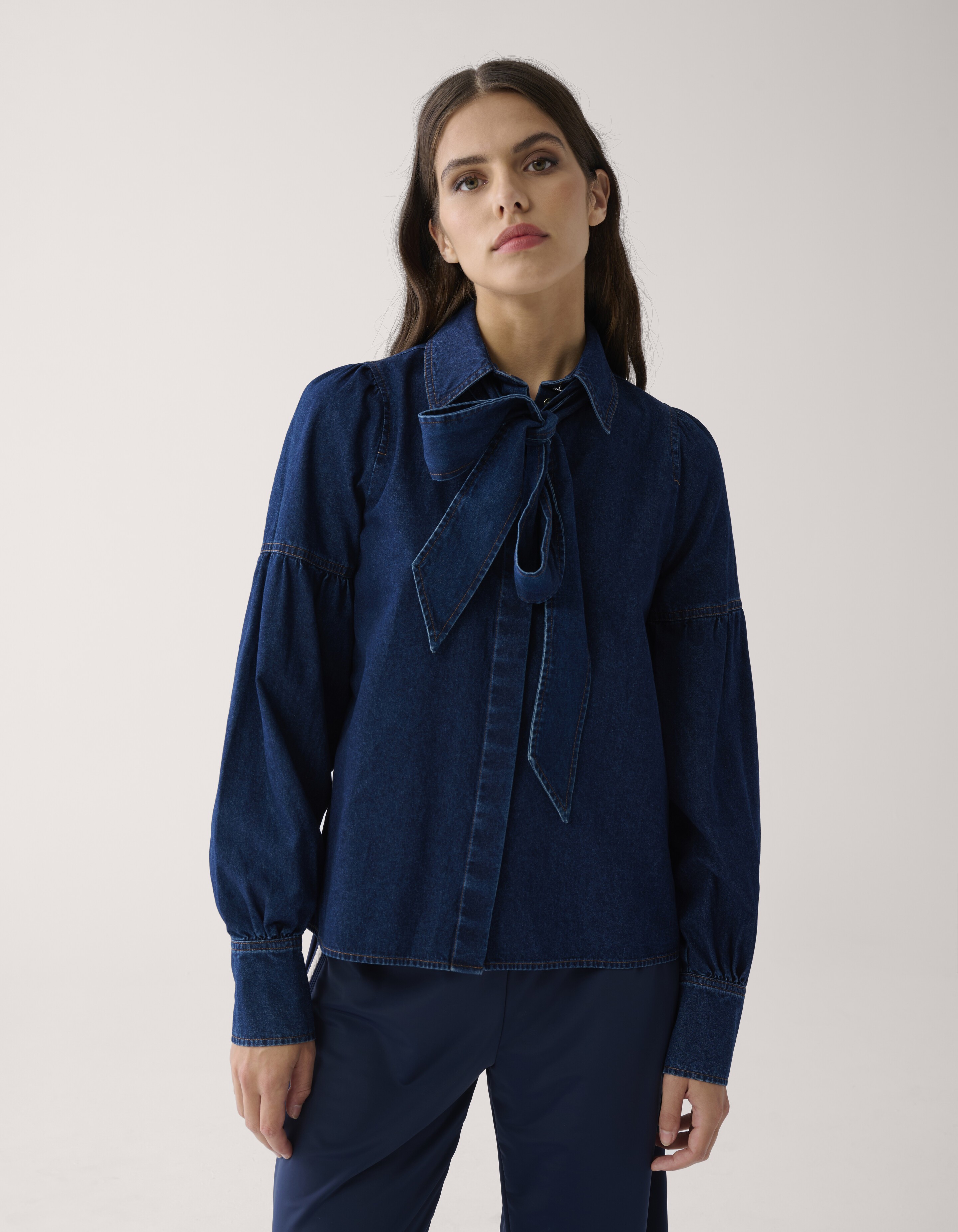 Denim Blouse Donkerblauw By Mieke SHOEBY WOMEN