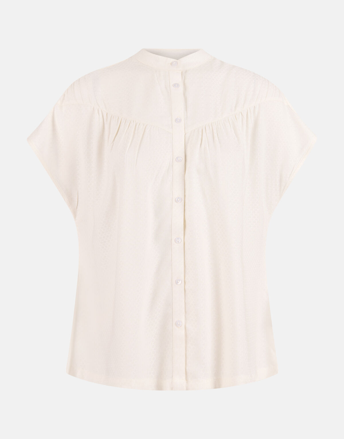 Relaxed Fit Top Gebroken Wit SHOEBY WOMEN