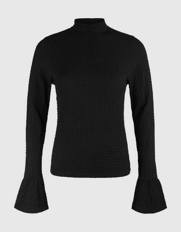 Structuur Top Zwart SHOEBY WOMEN