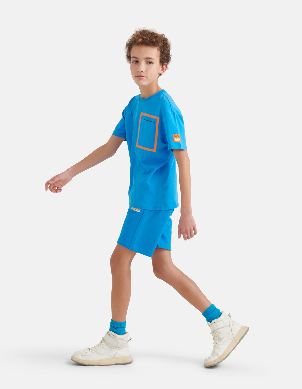 Relaxed Fit T-shirt Blauw SHOEBY BOYS