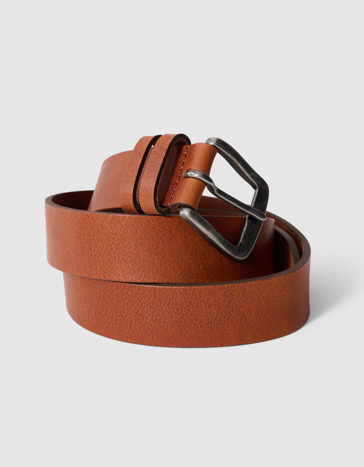 Leren Riem Bruin SHOEBY ACCESSOIRES