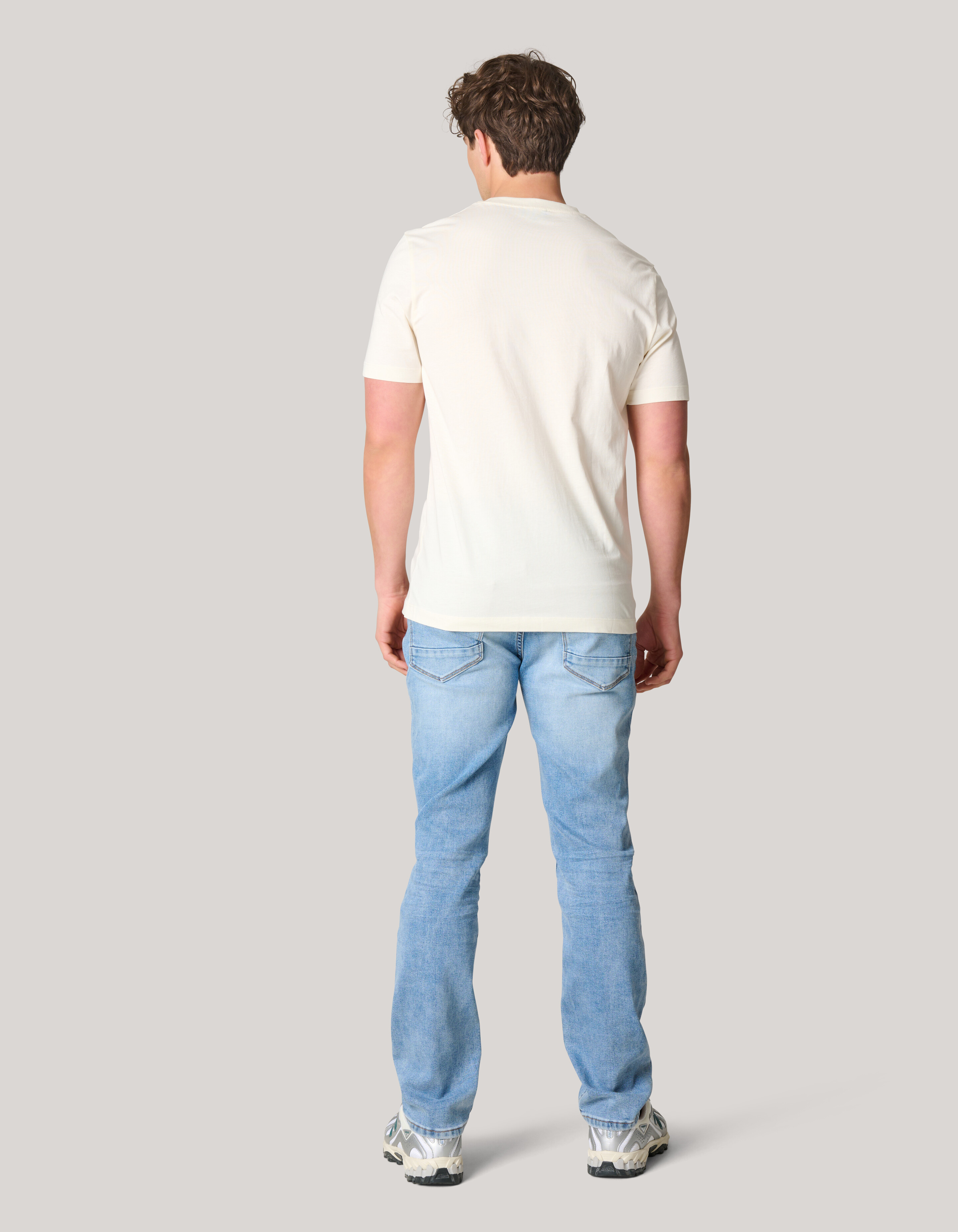 Artwork T-shirt Wit SHOEBY MEN