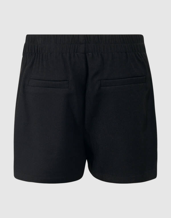 Wrap Skort Strik Zwart SHOEBY GIRLS