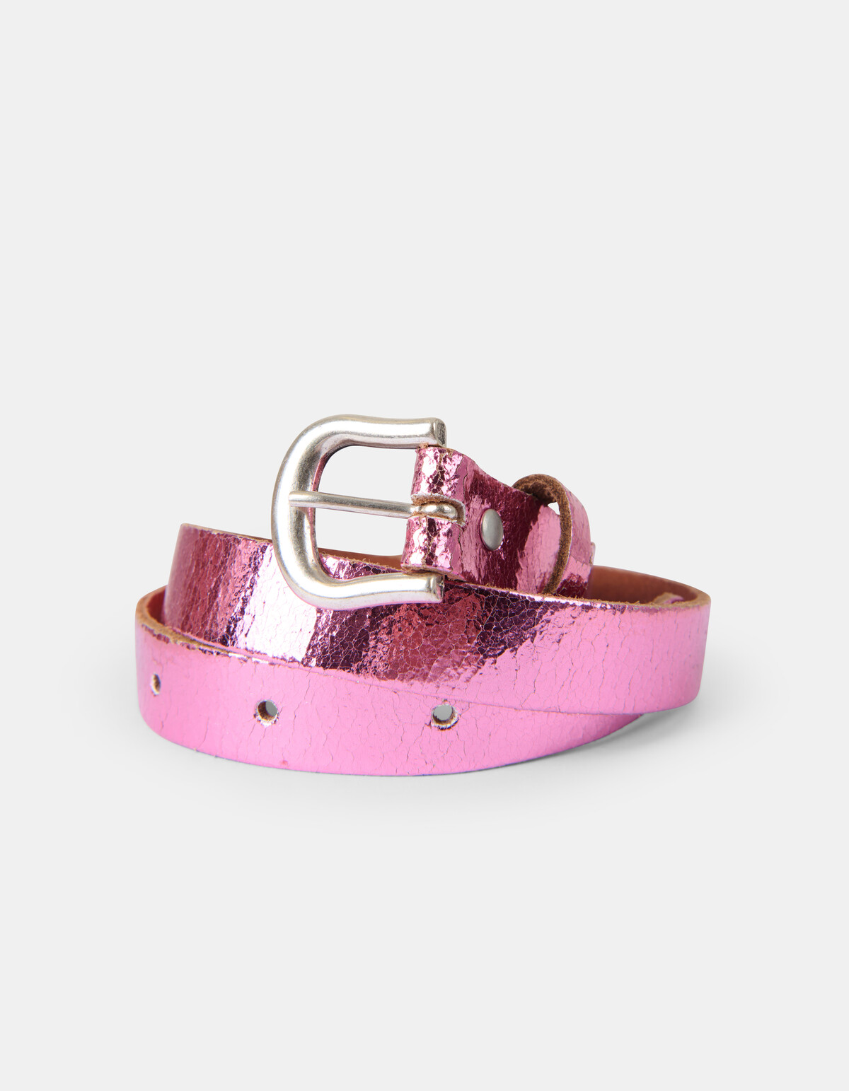 Pink Metallic Riem SHOEBY ACCESSOIRES