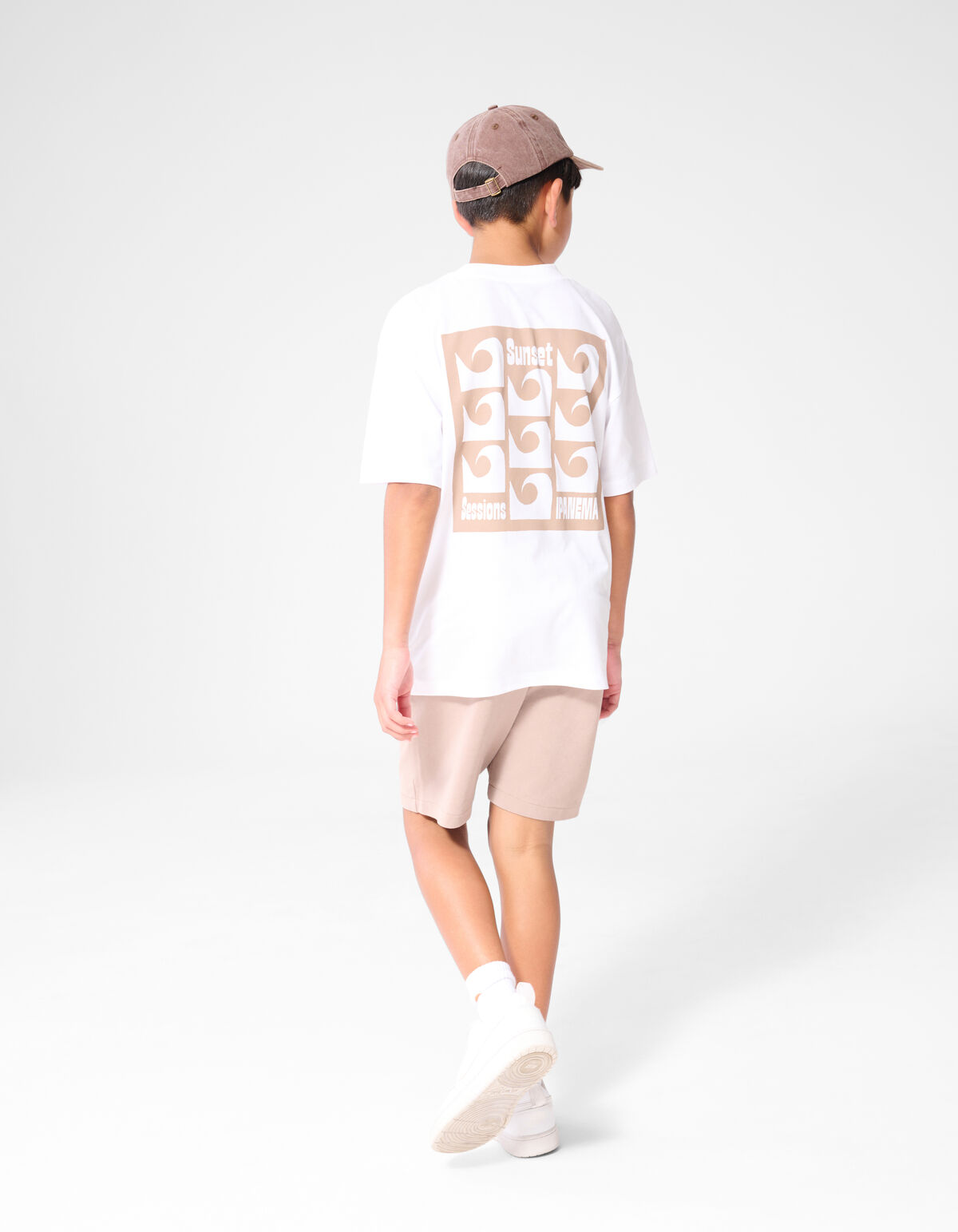 Sunset Artwork T-shirt Wit SHOEBY BOYS