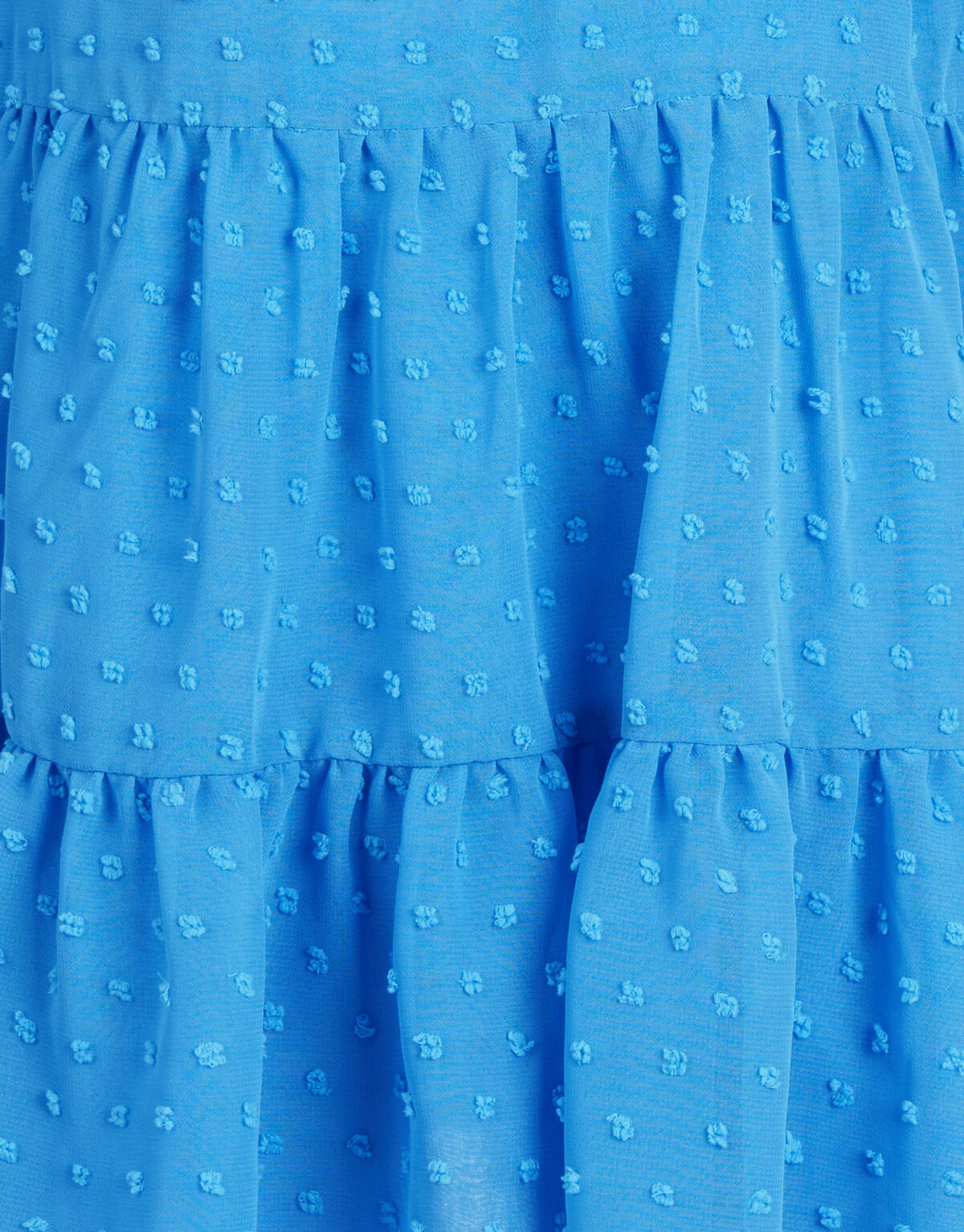 Chiffon Dot Jurk Blauw SHOEBY GIRLS