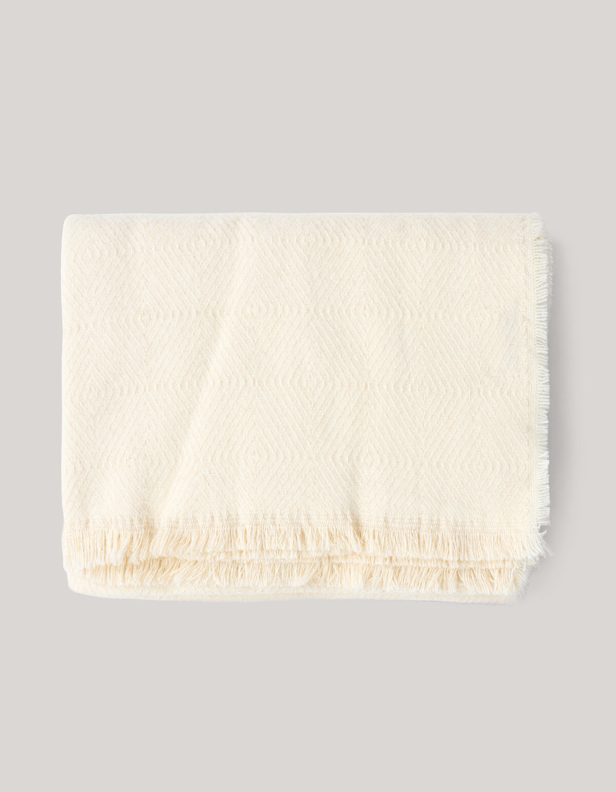 Zigzag Lurex Sjaal Beige SHOEBY ACCESSOIRES