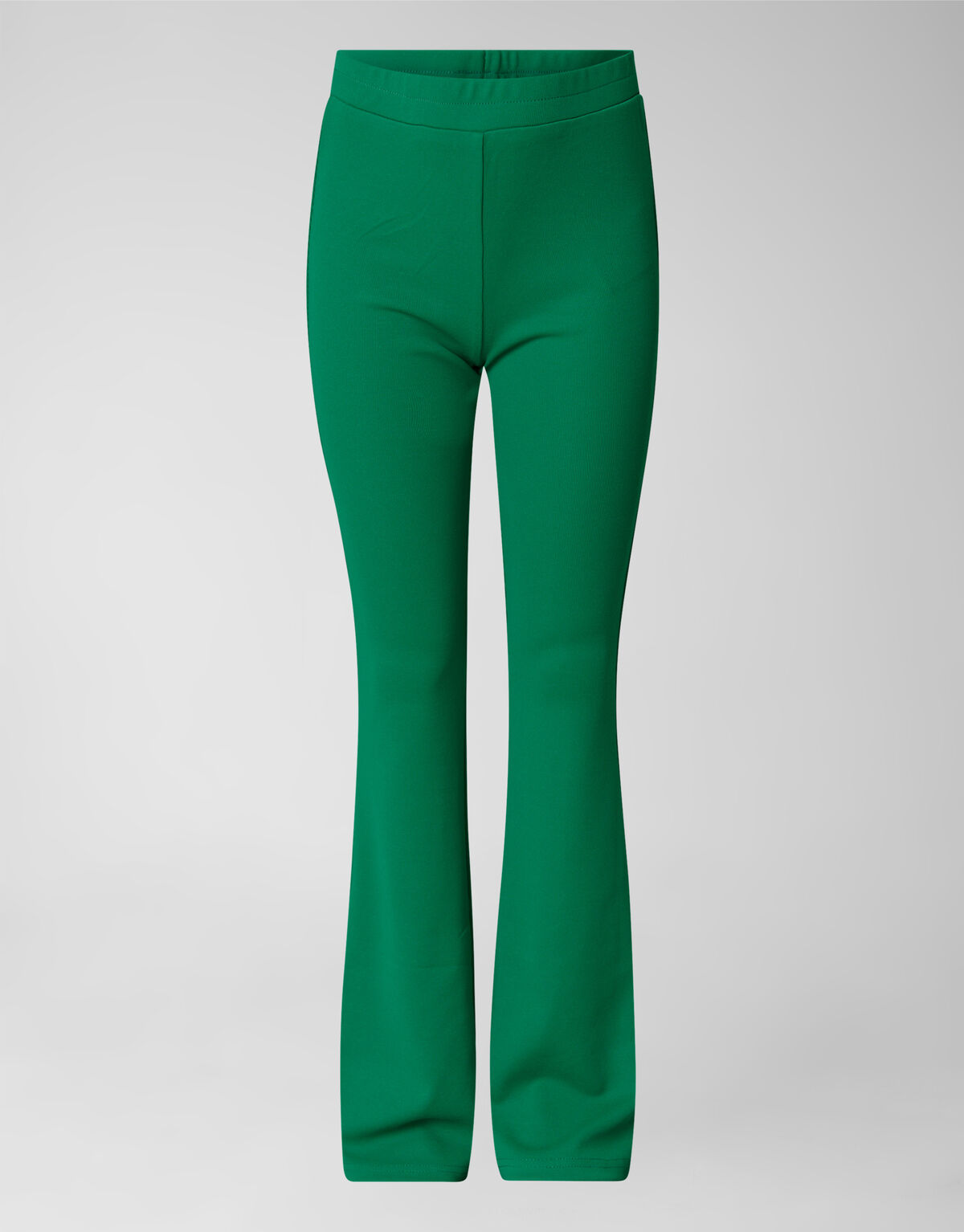 Rib Flared Legging Groen SHOEBY GIRLS