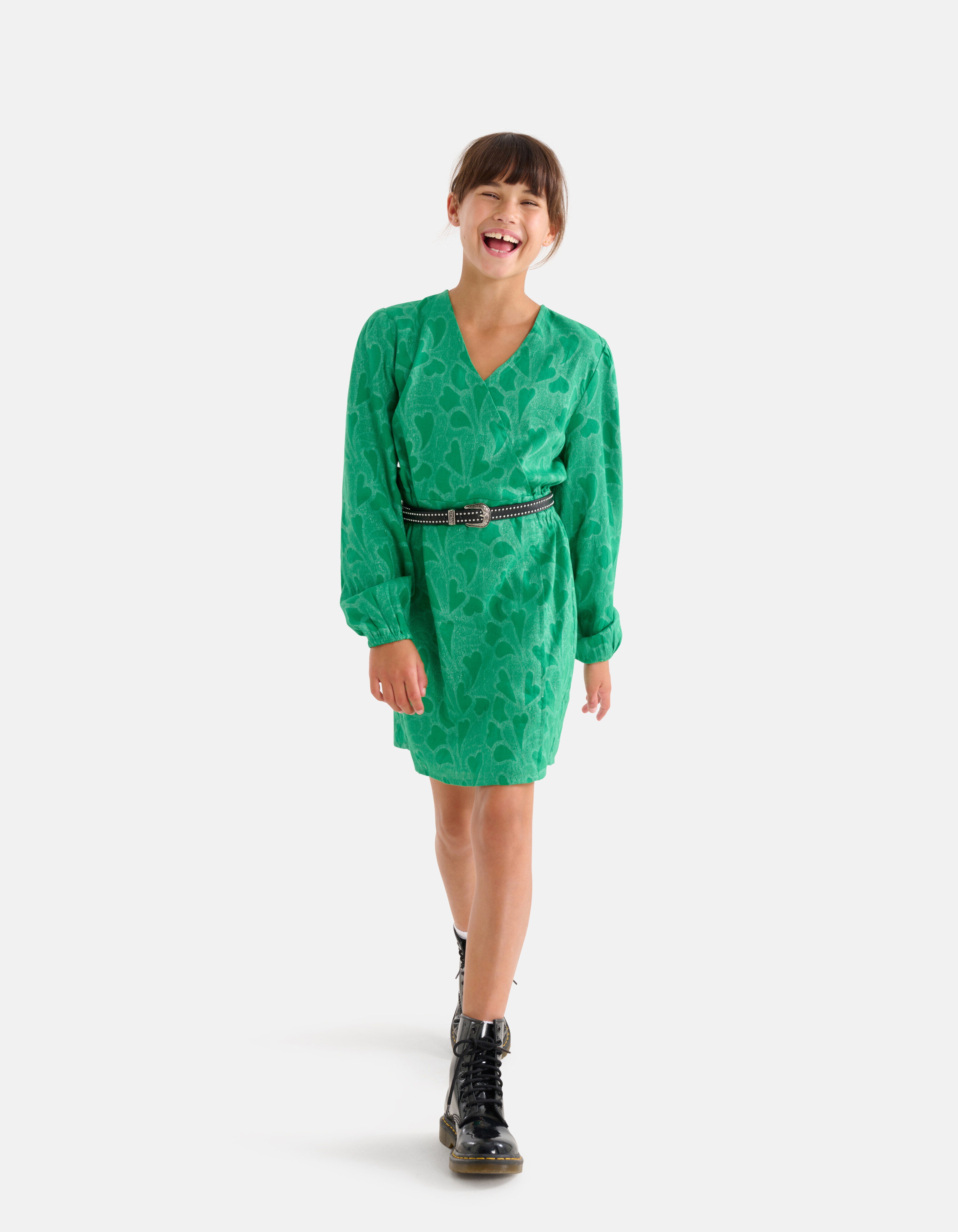 Lurex Jurk Groen SHOEBY GIRLS