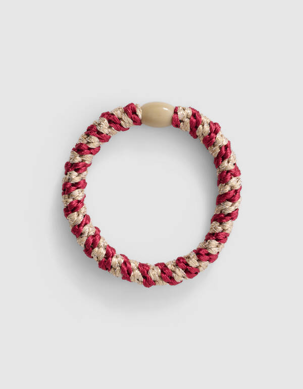 Lurex Haarelastiek Rood SHOEBY ACCESSOIRES