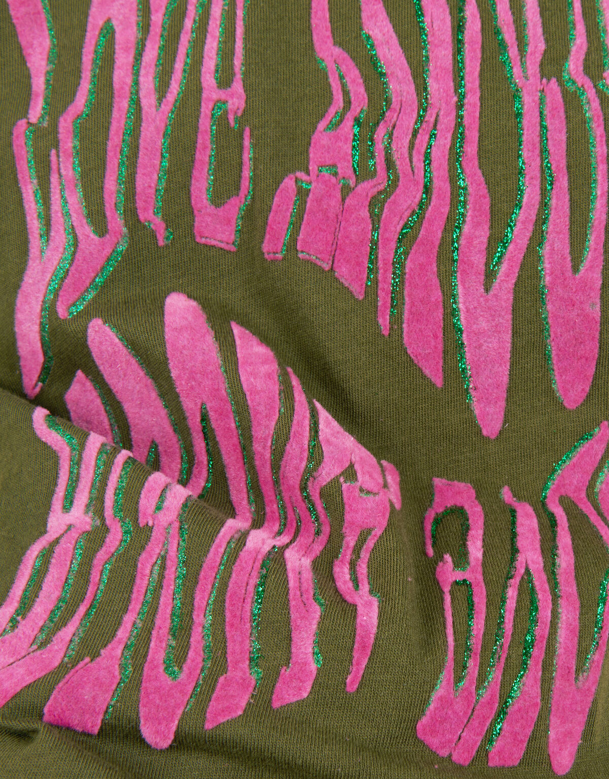 Printed T-shirt Donkergroen SHOEBY GIRLS