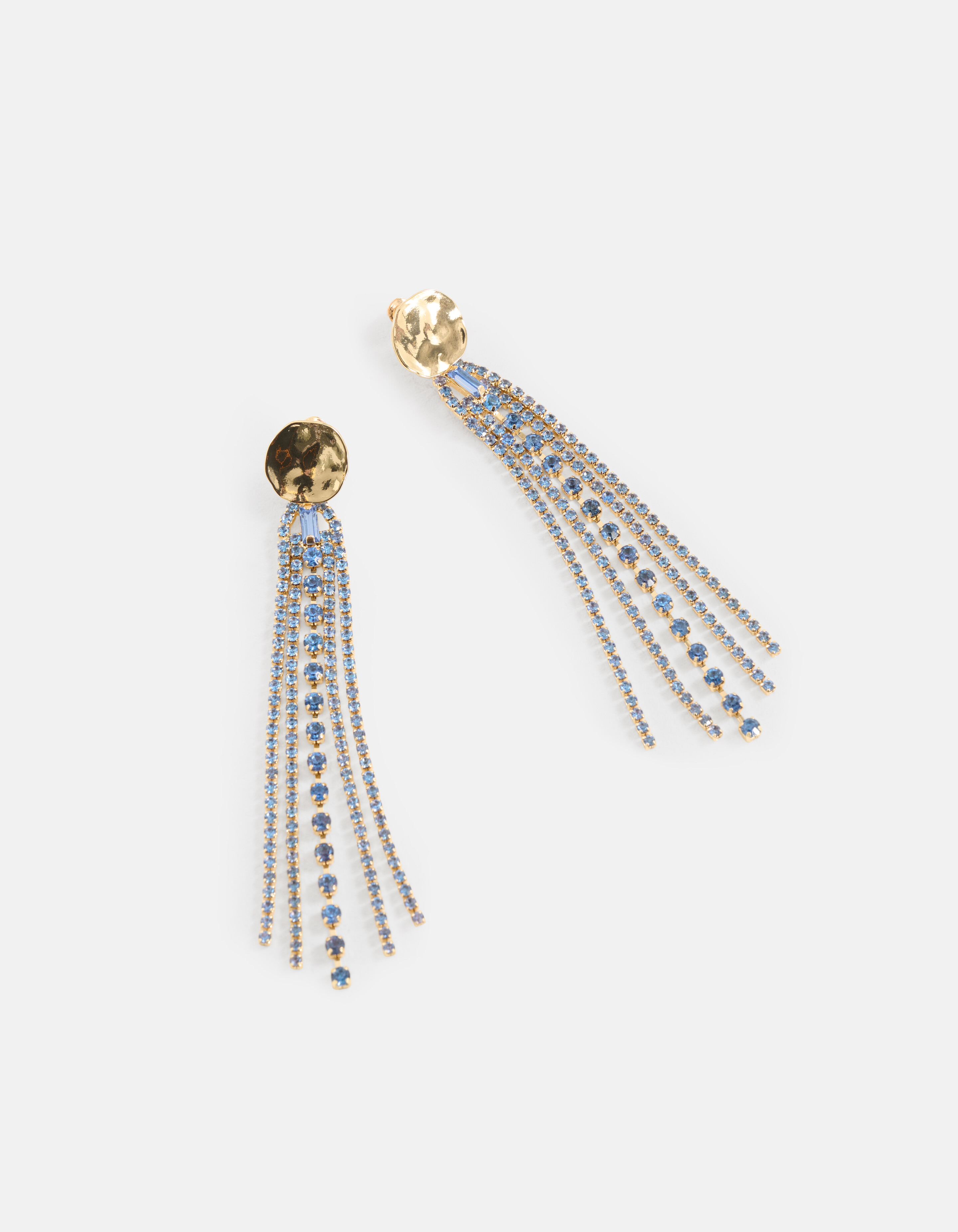 Ronde Strass Oorbellen Goud SHOEBY ACCESSOIRES